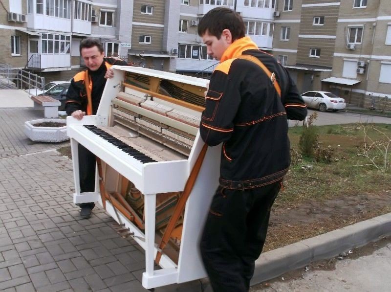Перевозка пианино и рояля в Кирове-Чепецке — цена от 870 руб., грузчики, упаковка — Мастер24